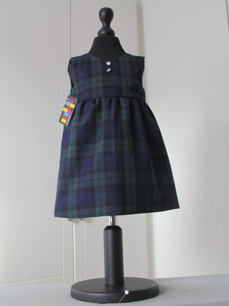 Black Watch tartan cup sleeved dress