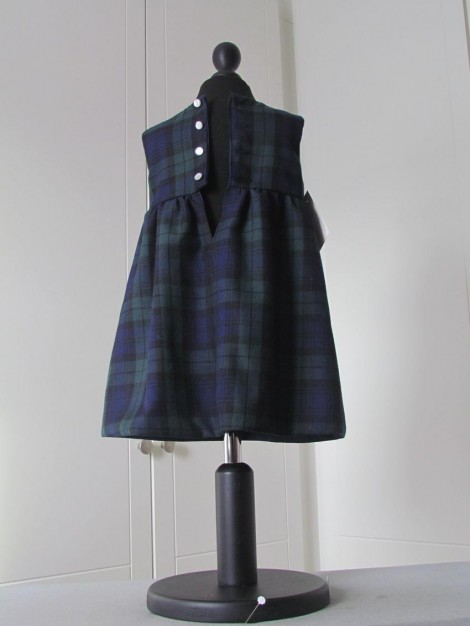 Black Watch tartan cup sleeved dress