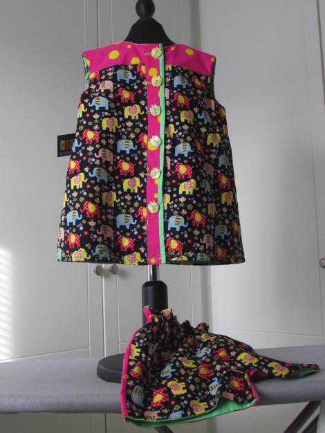 Pinafore Maud 'A' style dress with matching shorts
